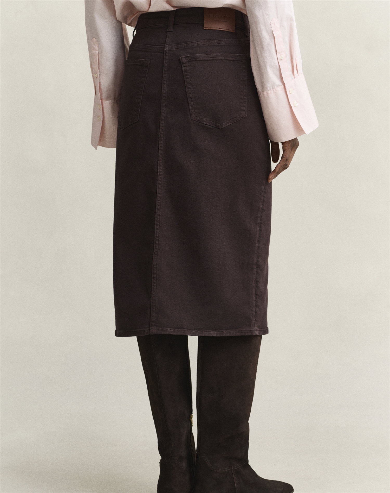 Gant - Color Pencil Nederdel - Deep Brown 